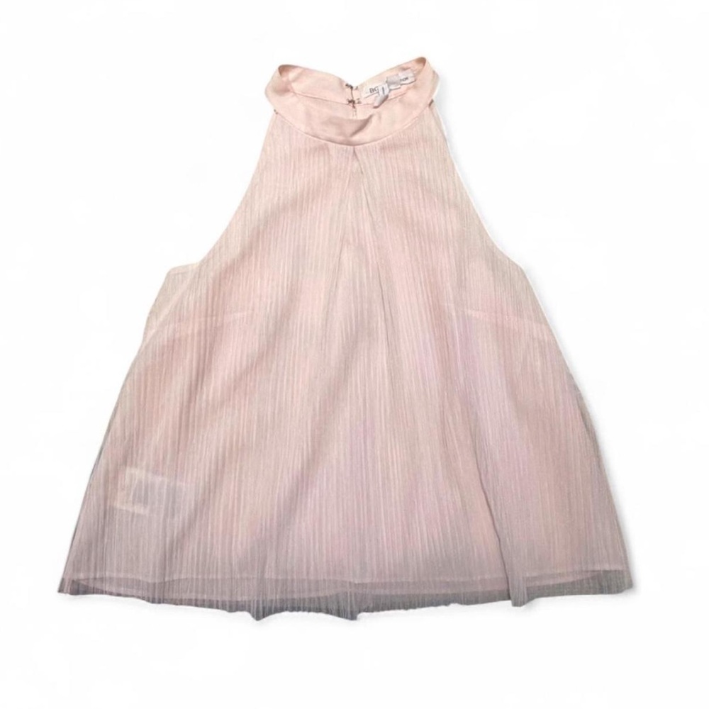 BCBGeneration Light Pink Halter Top